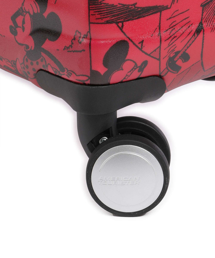 American Tourister Wavebreaker Disney Spinner (4 wheels) mickey comics red