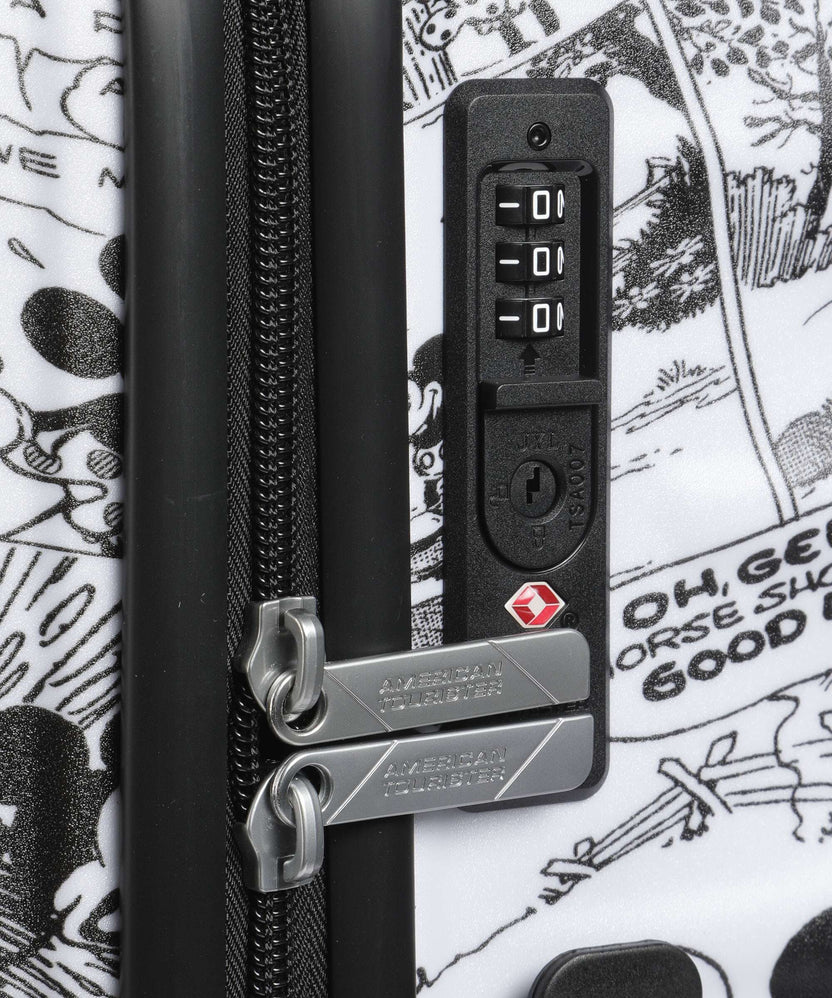 American Tourister Wavebreaker Disney Spinner (4 wheels) minnie comics/white