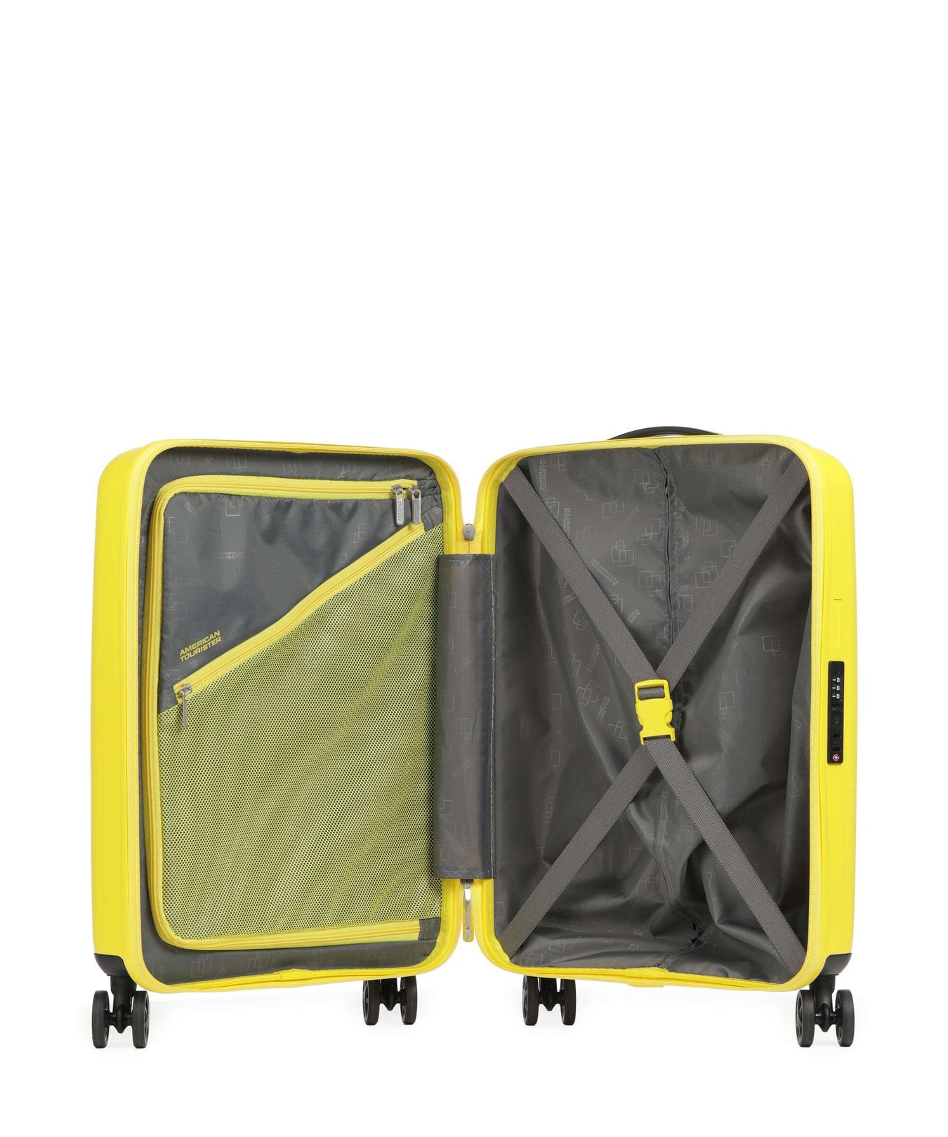 American Tourister Rejoy Spinner (4 wheels) electric yellow