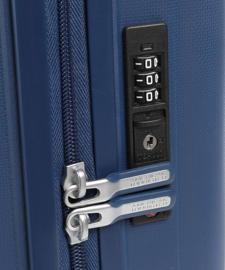 American Tourister Rejoy Spinner (4 wheels) navy blue