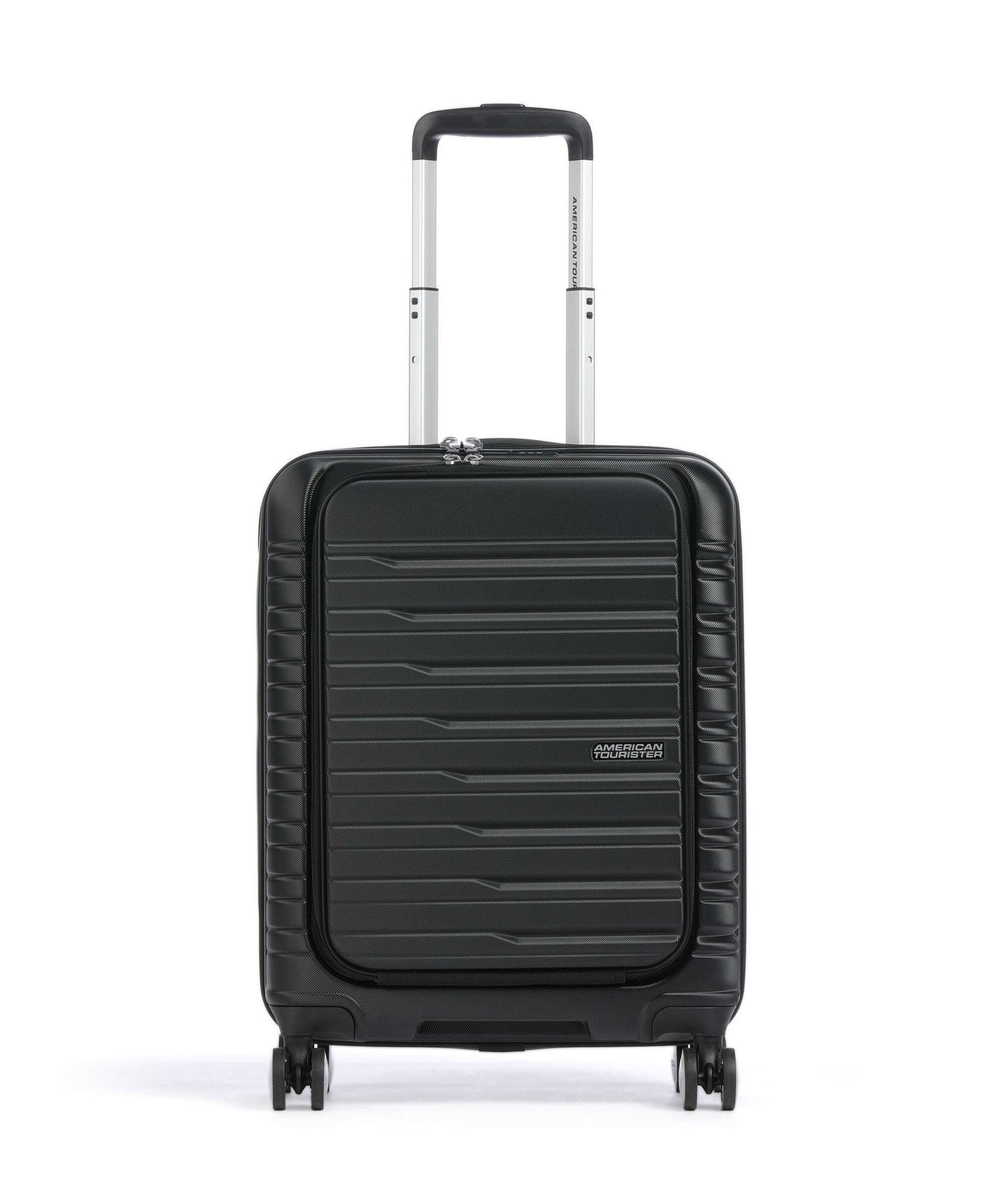 American Tourister Flashline Spinner (4 wheels) shadow black