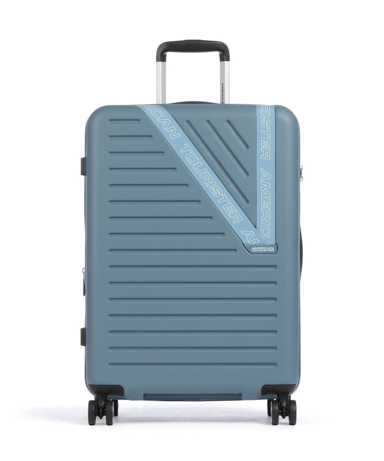 American Tourister Dynabelt Spinner (4 wheels) rainstorm blue
