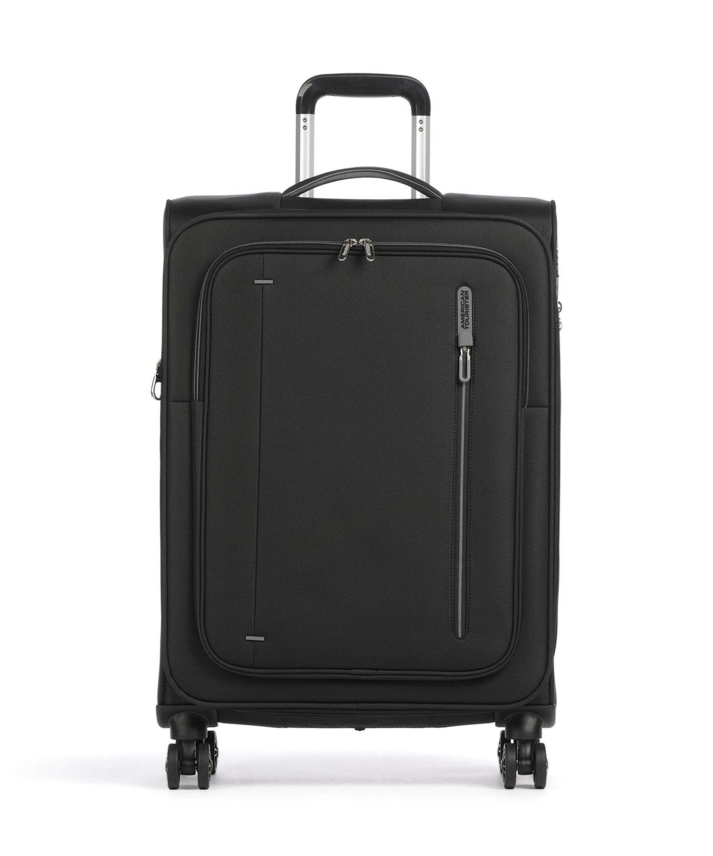 American Tourister Cloudrider M Spinner (4 wheels) jet black