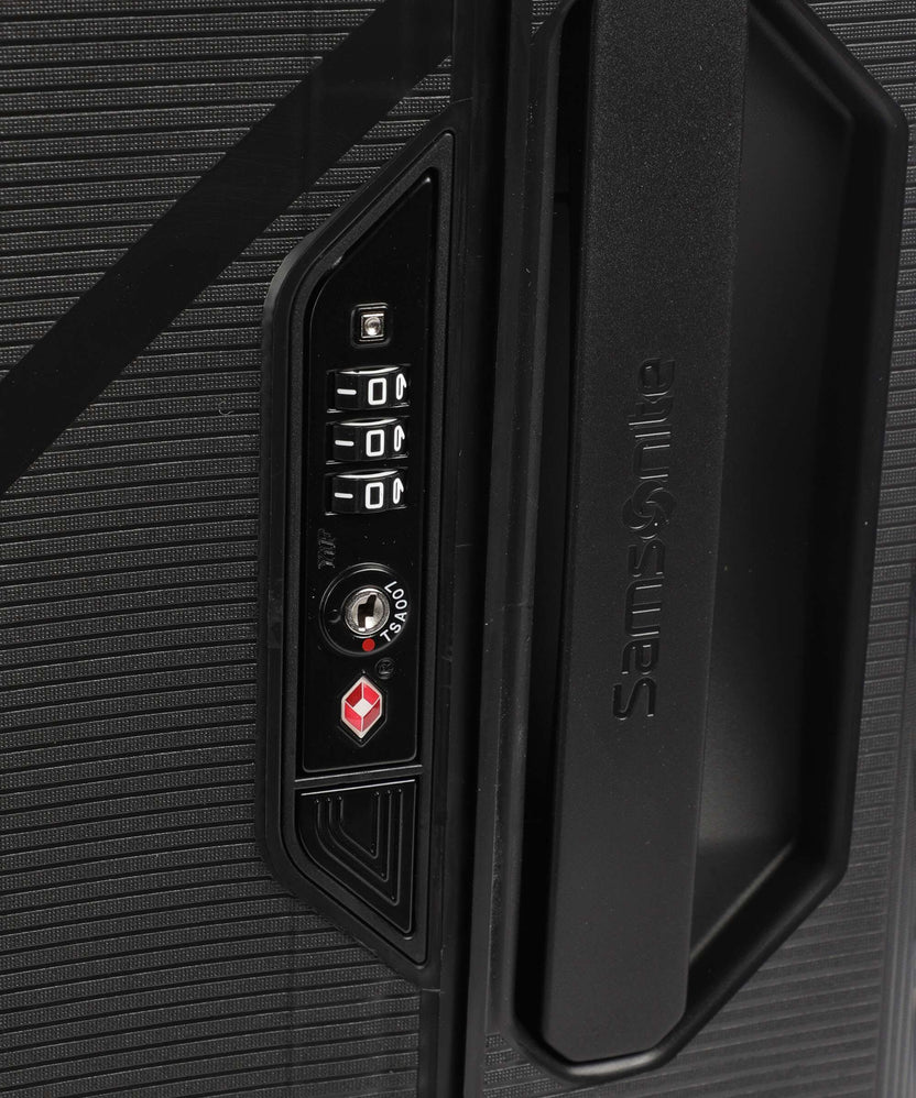 Samsonite Magnum Eco Spinner (4 wheels) black/red