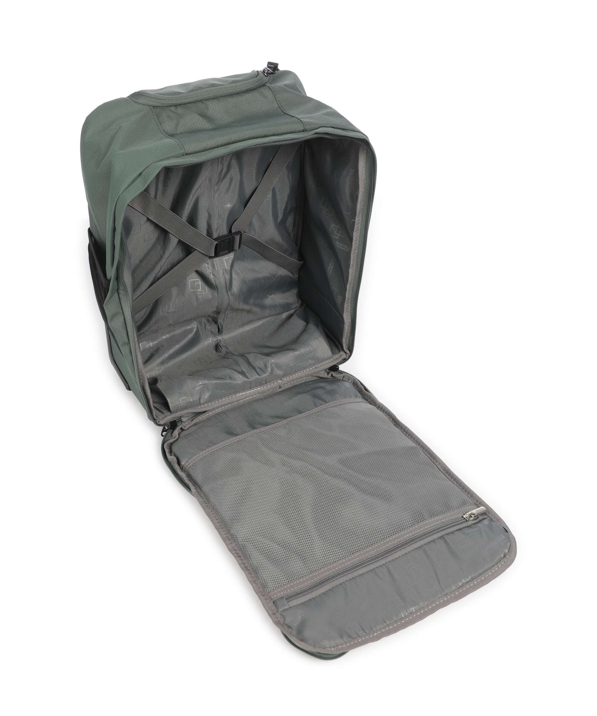 American Tourister Take2Cabin MS Backpack with wheels dark forest