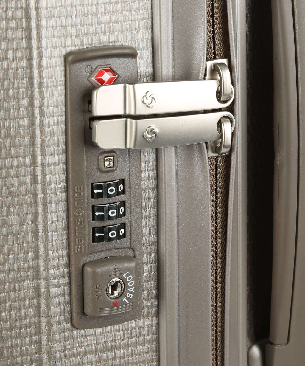 Samsonite Lite Cube Spinner (4 wheels) ivory/gold