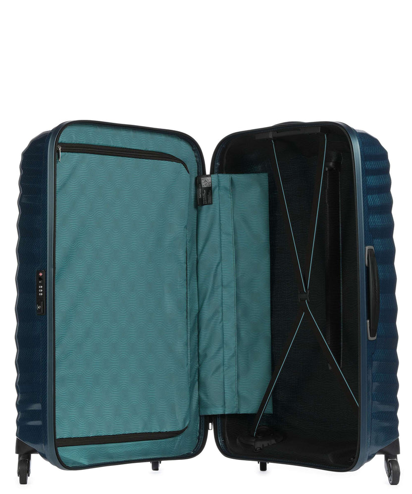 Samsonite Lite-Shock Spinner (4 wheels) petrol blue