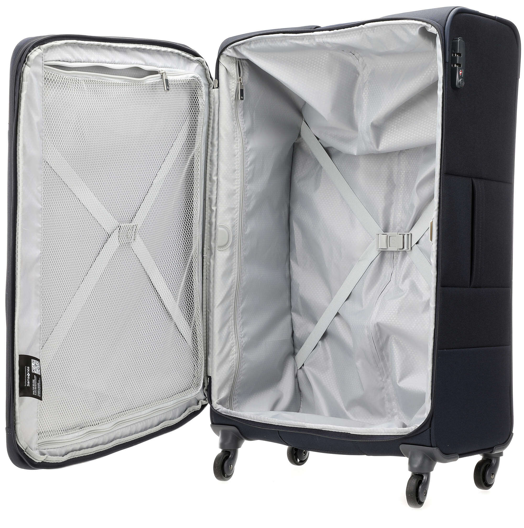 Samsonite Base Boost Spinner (4 wheels) navy blue