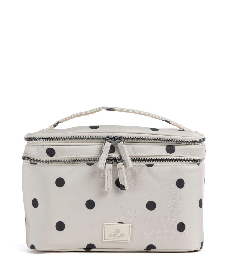 Markberg Treasure Toiletry bag polka dot/creme