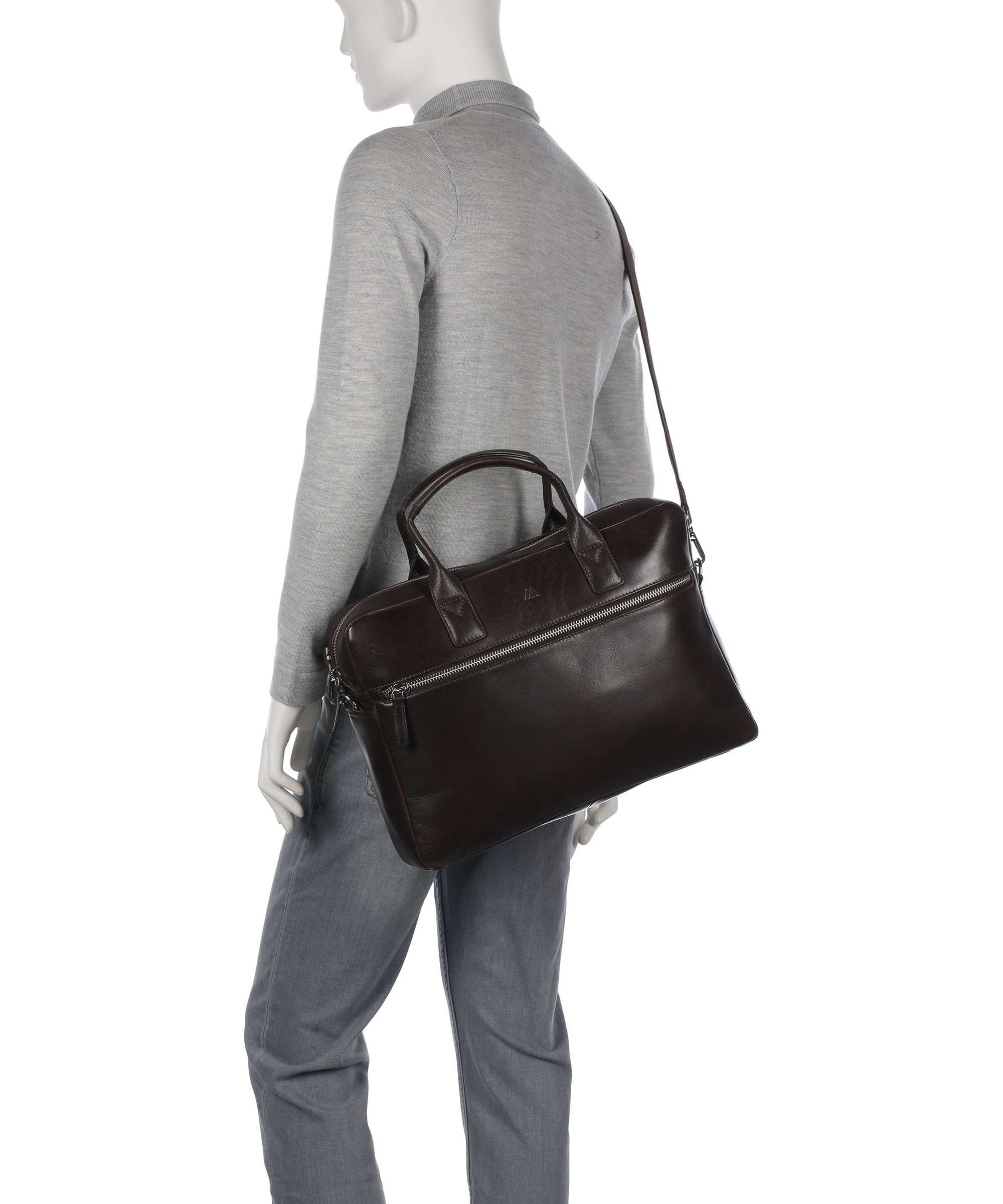 Markberg Knox Briefcase espresso brown