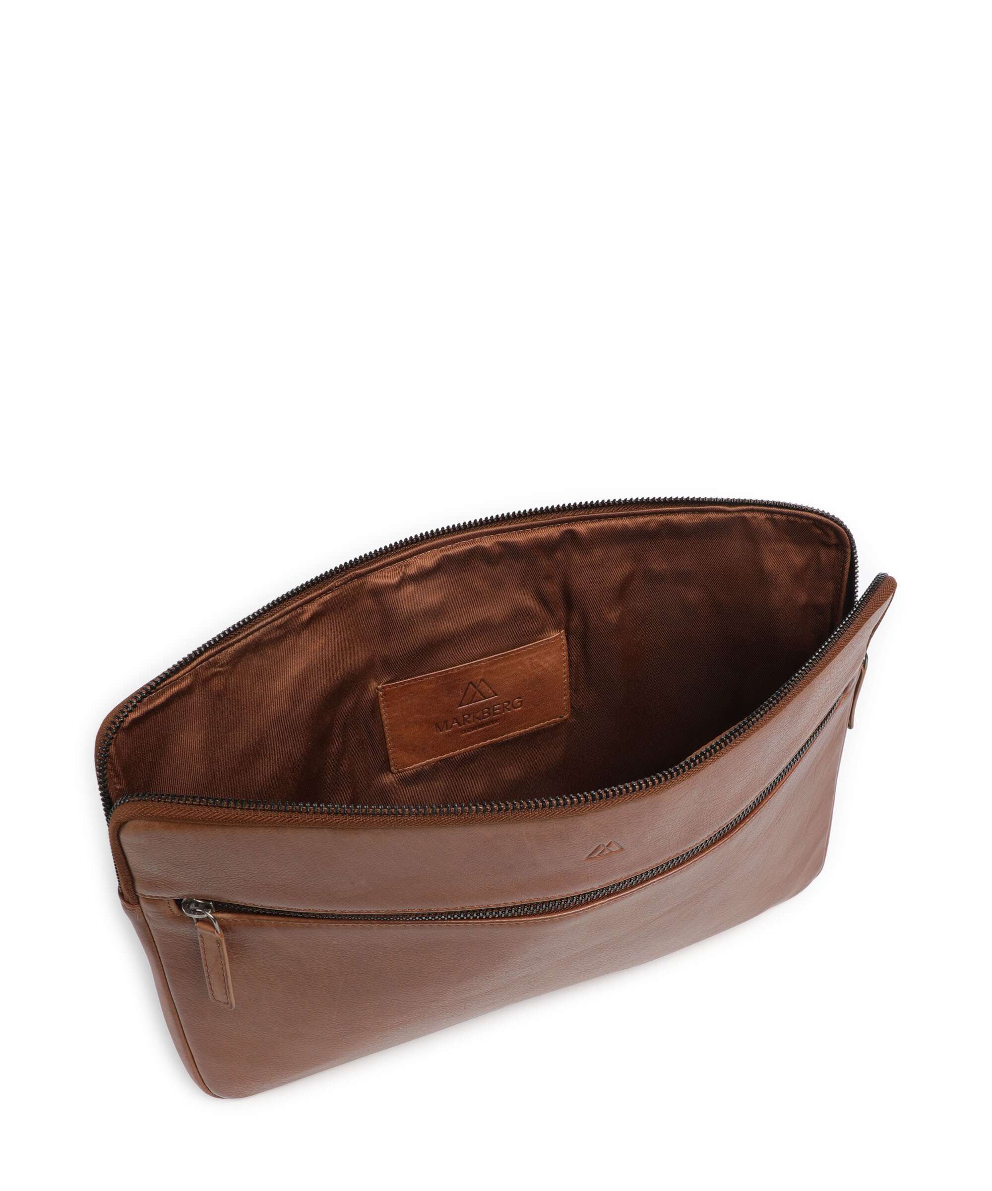 Markberg Flint Laptop case cognac