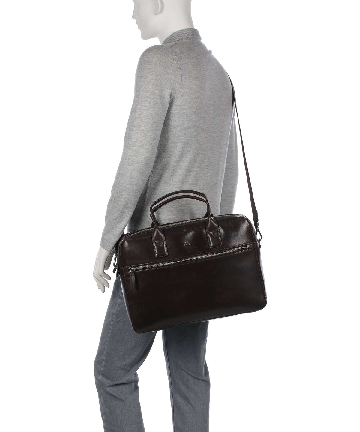 Markberg KingstonMBG Briefcase espresso brown