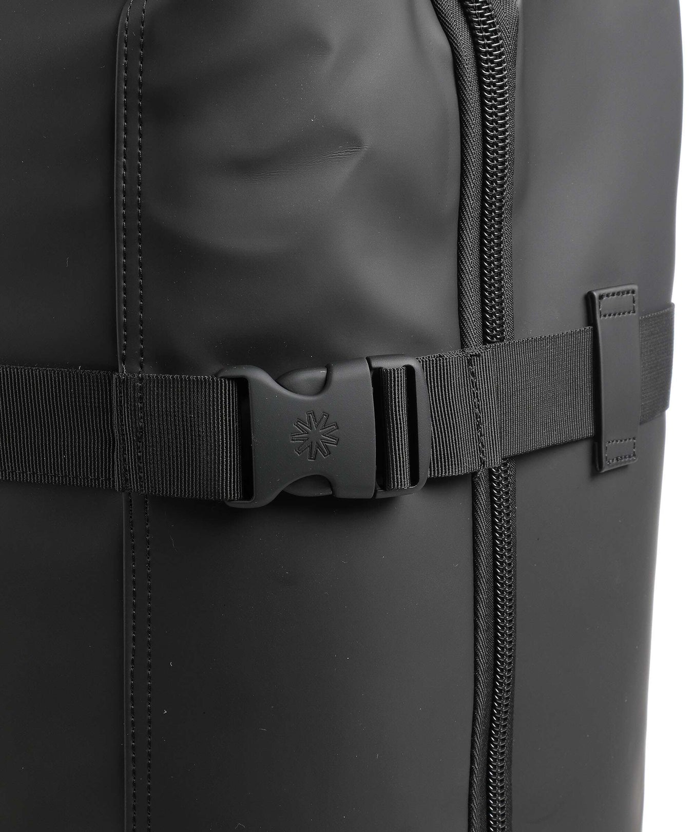 Rains Texel Travel bag with wheels black