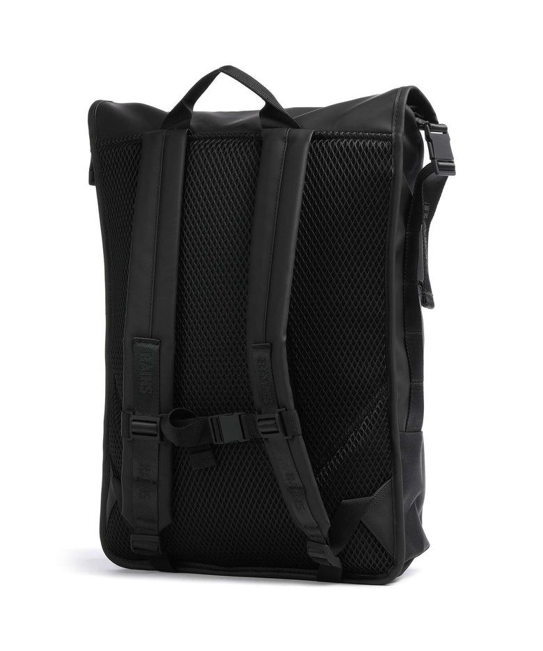Rains Trail Rolltop backpack black
