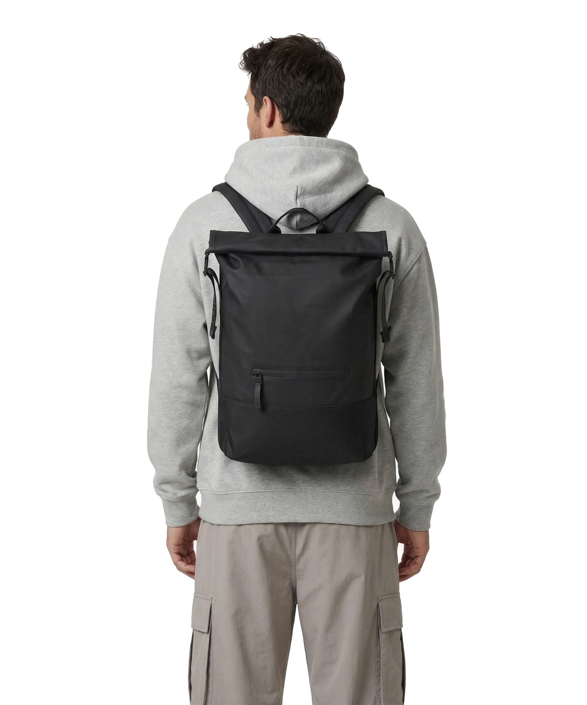Rains Trail Rolltop backpack black