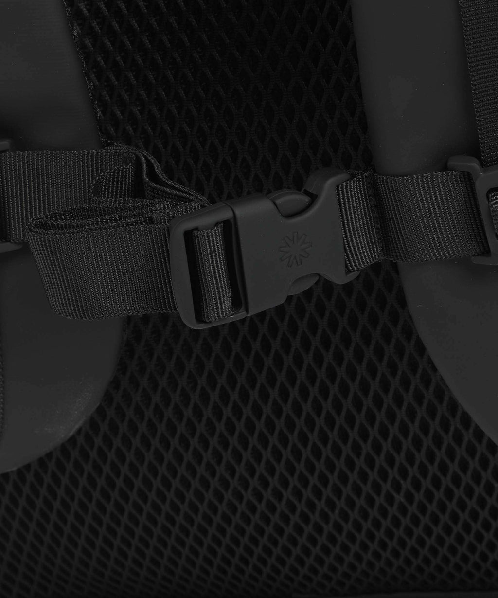 Rains Texel Moulded Rolltop backpack black