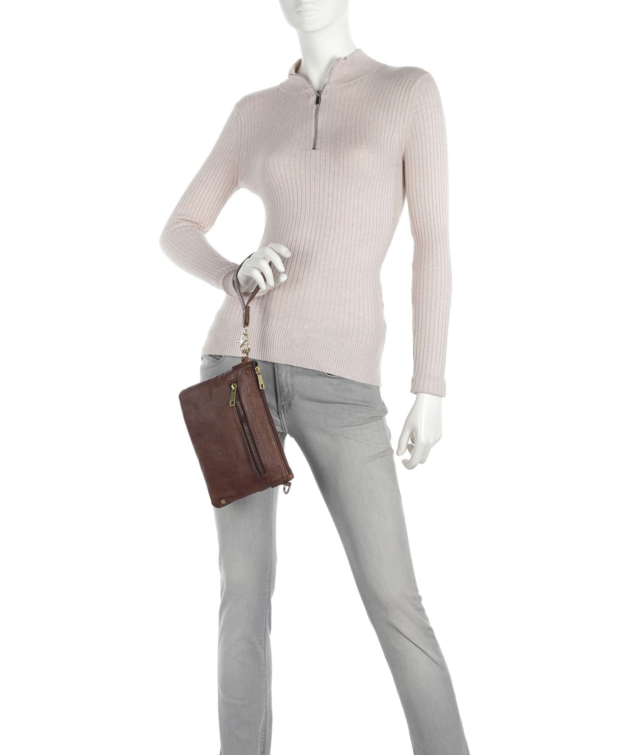 Depeche Golden Chic Crossbody bag brandy