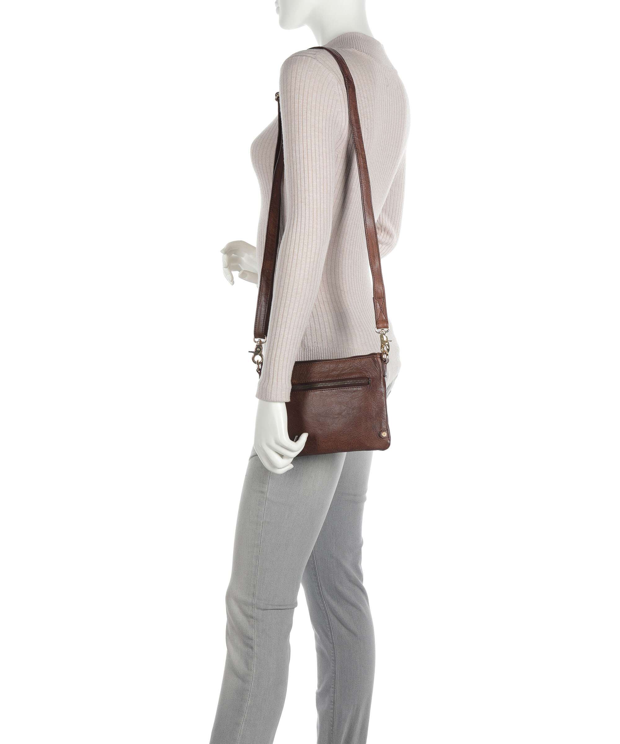 Depeche Golden Chic Crossbody bag brandy