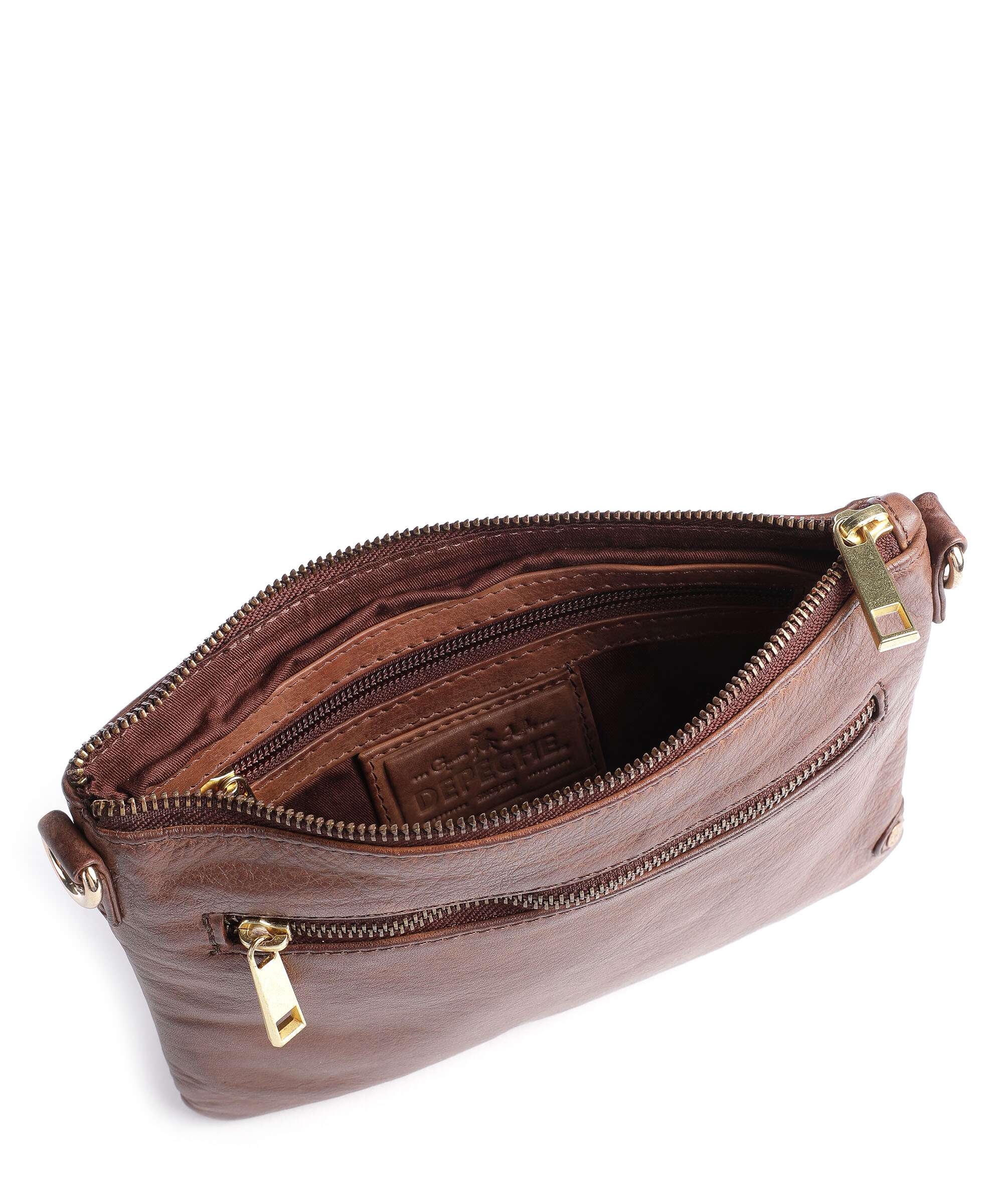 Depeche Golden Chic Crossbody bag brandy