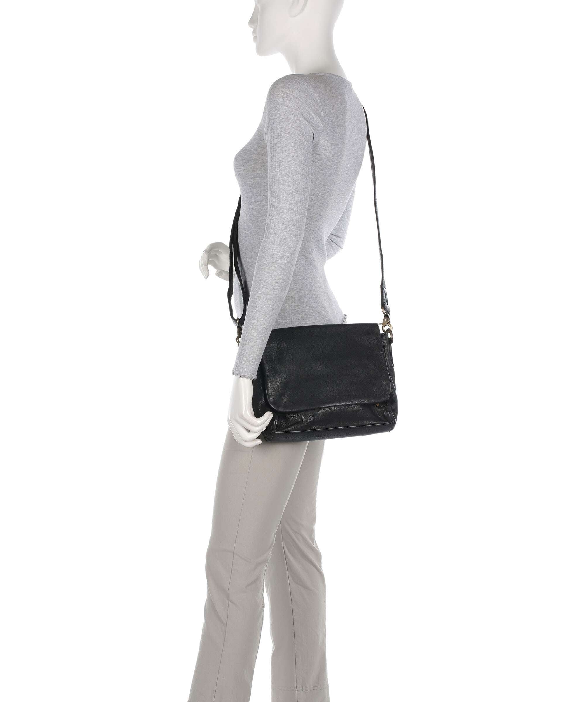 Depeche Tailors Stitch Messenger bag black