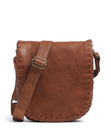 Depeche Tailors Stitch Sac bandoulière cognac