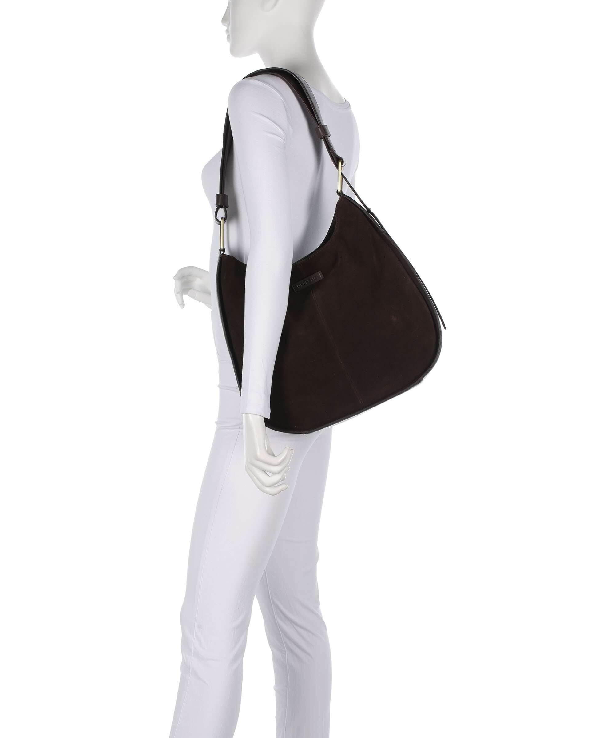 Depeche Madrid Hobo bag chocolate