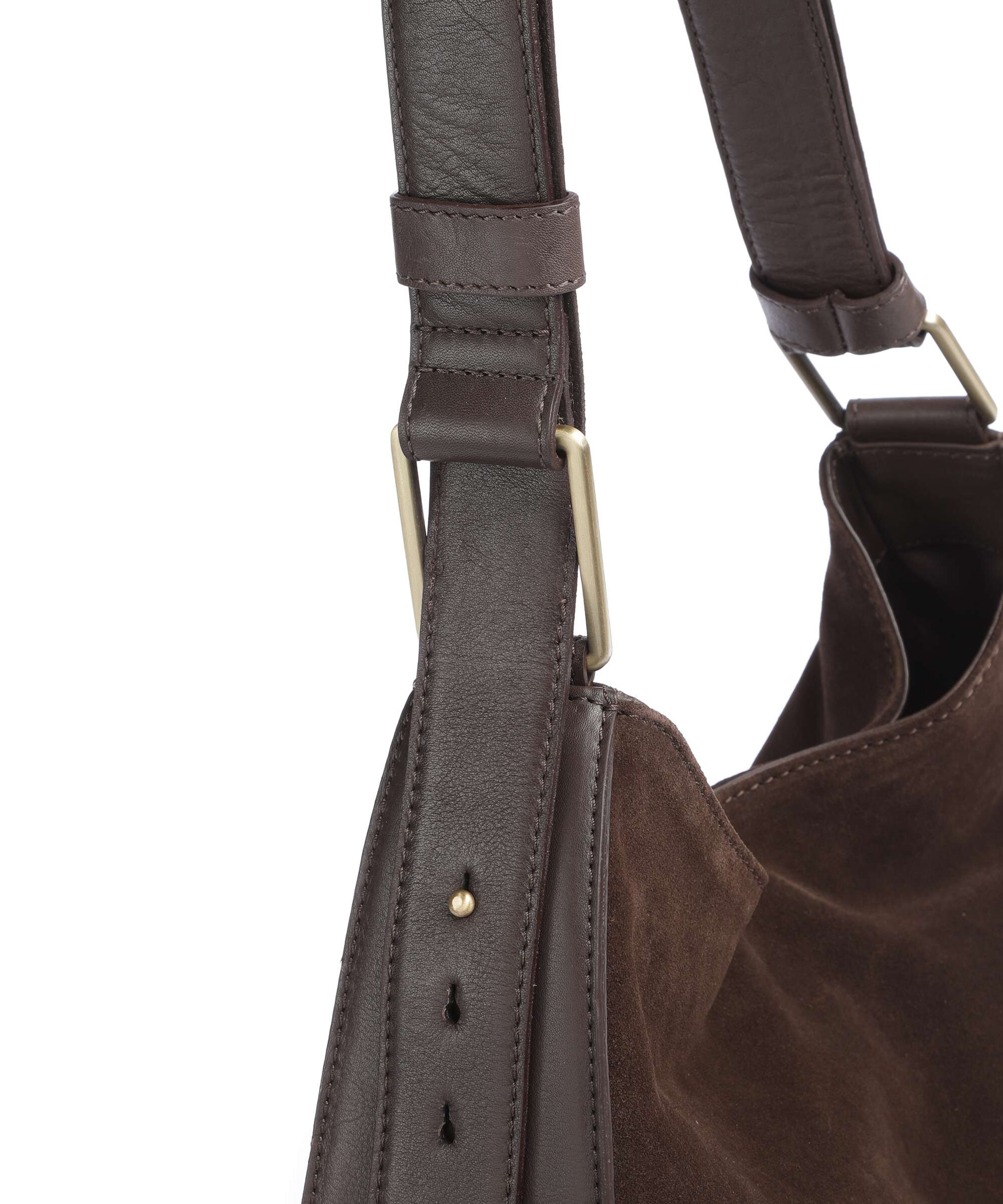 Depeche Madrid Hobo bag chocolate