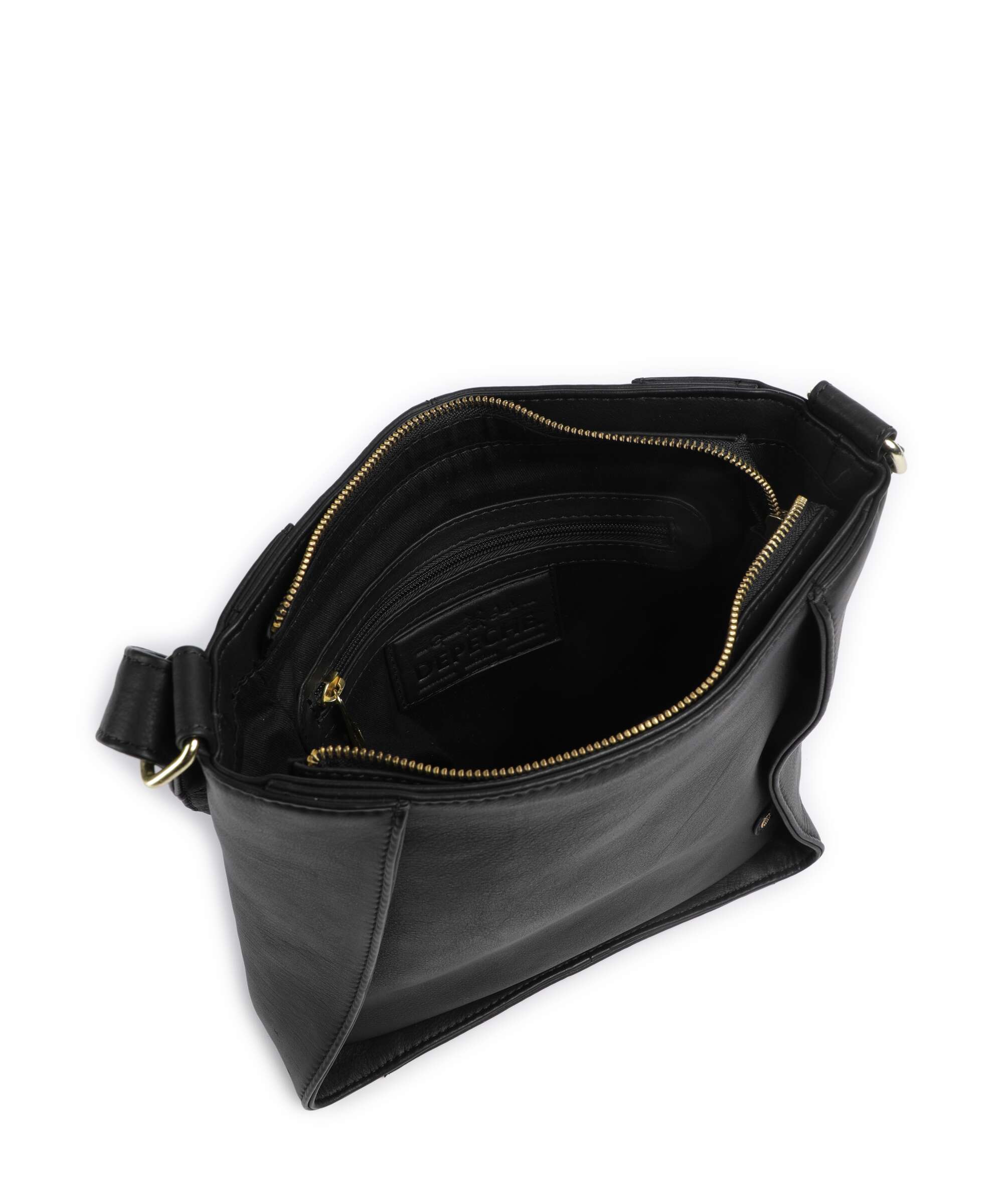 Depeche Golden Chic Crossbody bag black