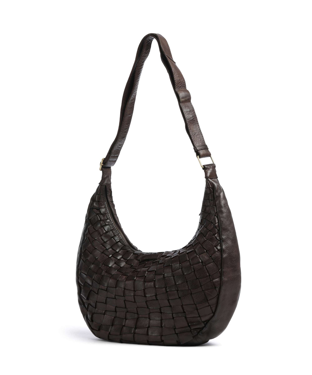 Depeche Warsaw Hobo bag dark brown