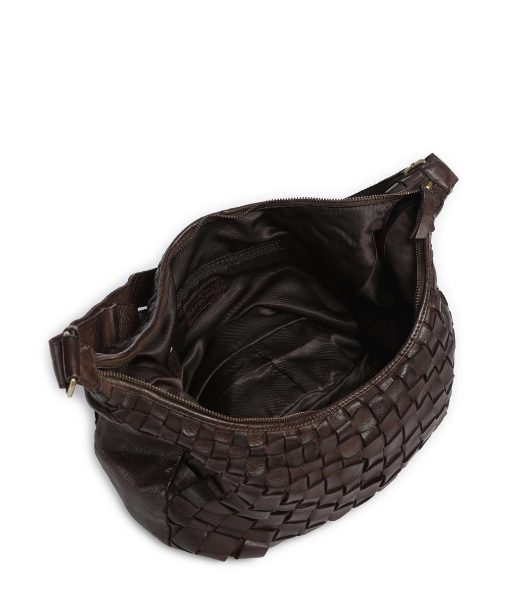 Depeche Warsaw Hobo bag dark brown