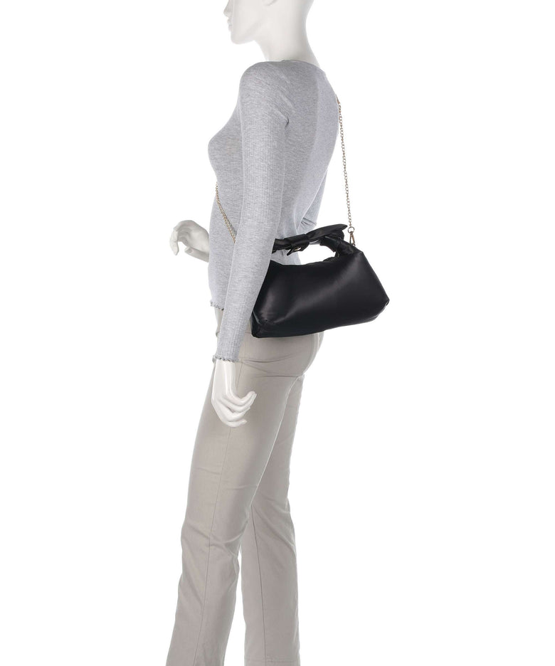 Núnoo Recycled Satin Dandy Handbag black