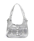Núnoo Metallic Small Alva Shoulder bag silver