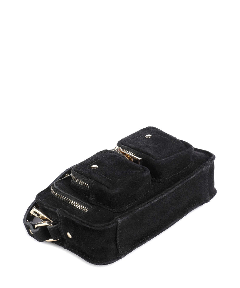 Núnoo Suede Helena Crossbody bag black