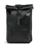 Rains Rolltop Rucksack black grain