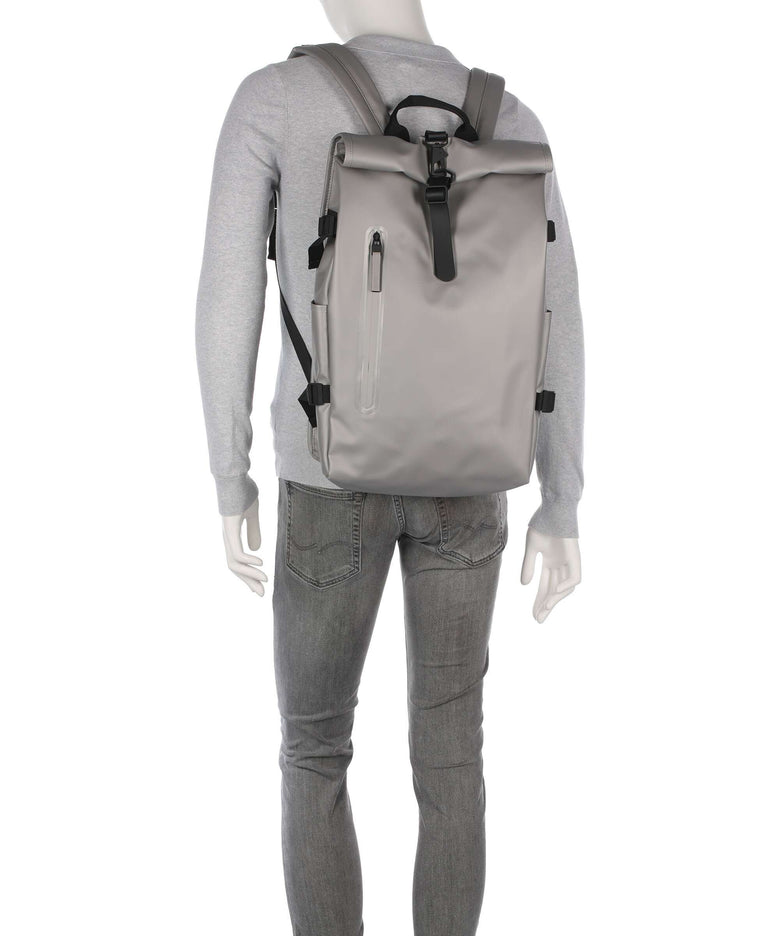 Rains Large Rolltop backpack nimbus