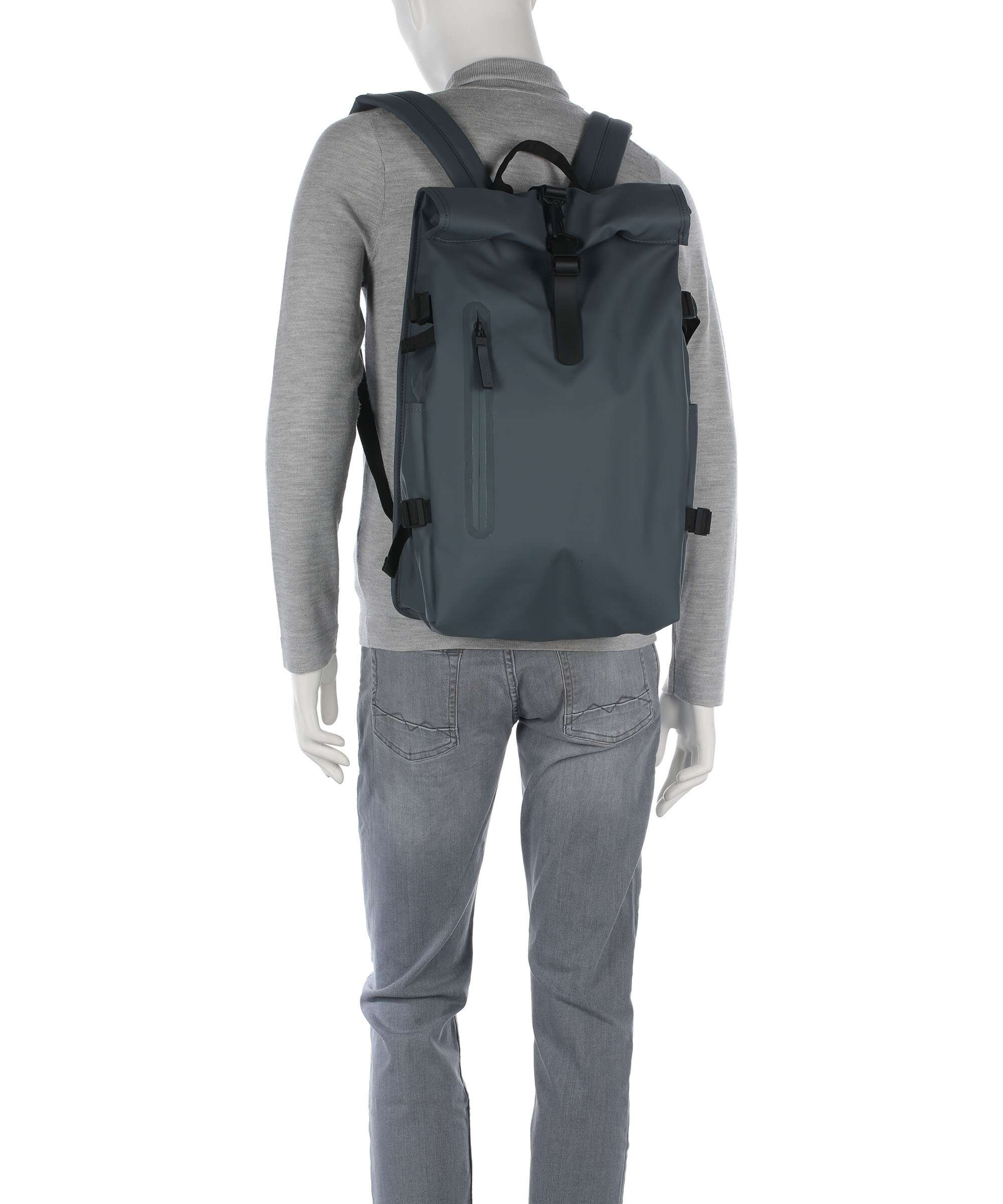 Rains Large Rolltop backpack lagoon
