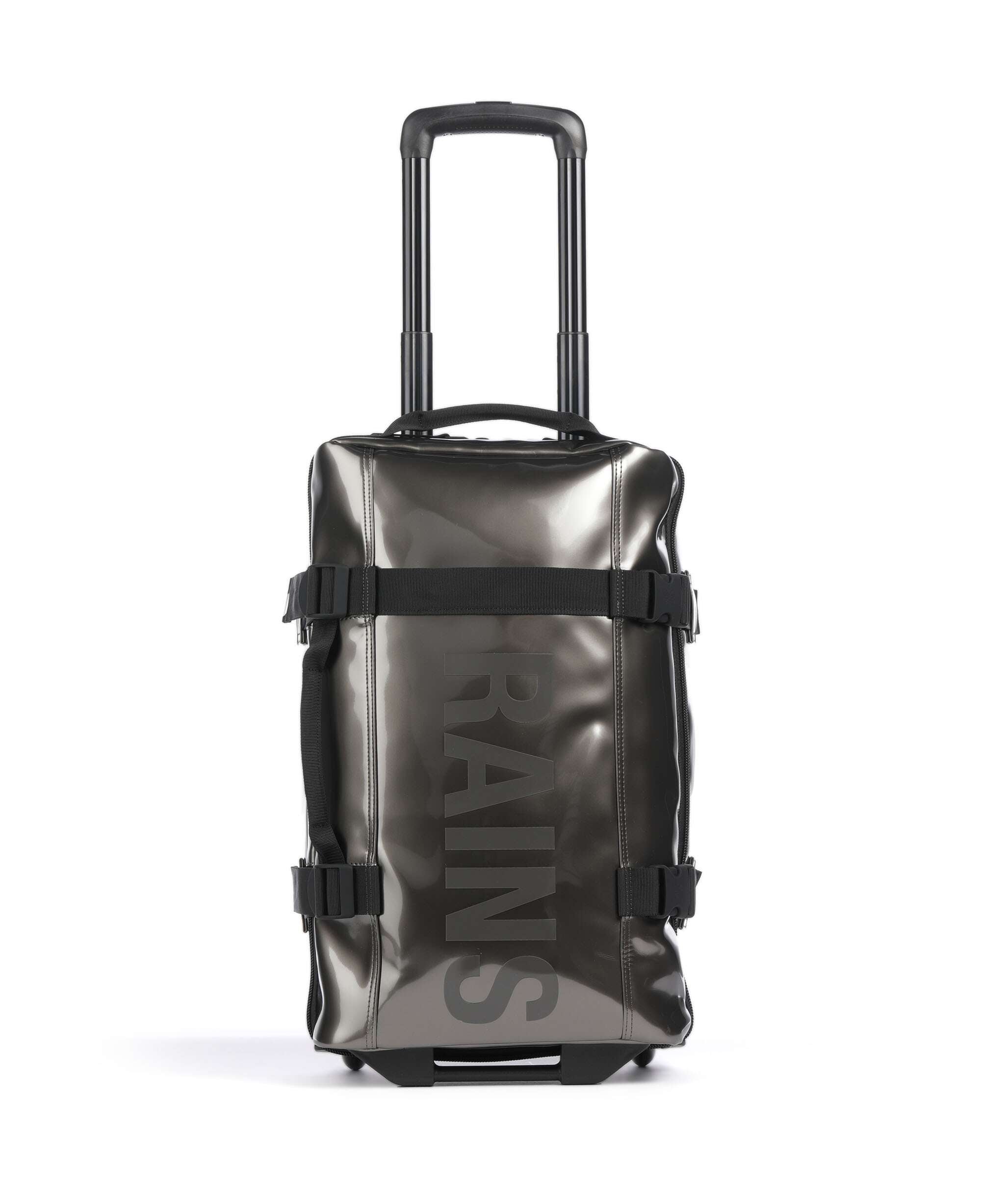 Rains Texel Travel bag with wheels raven