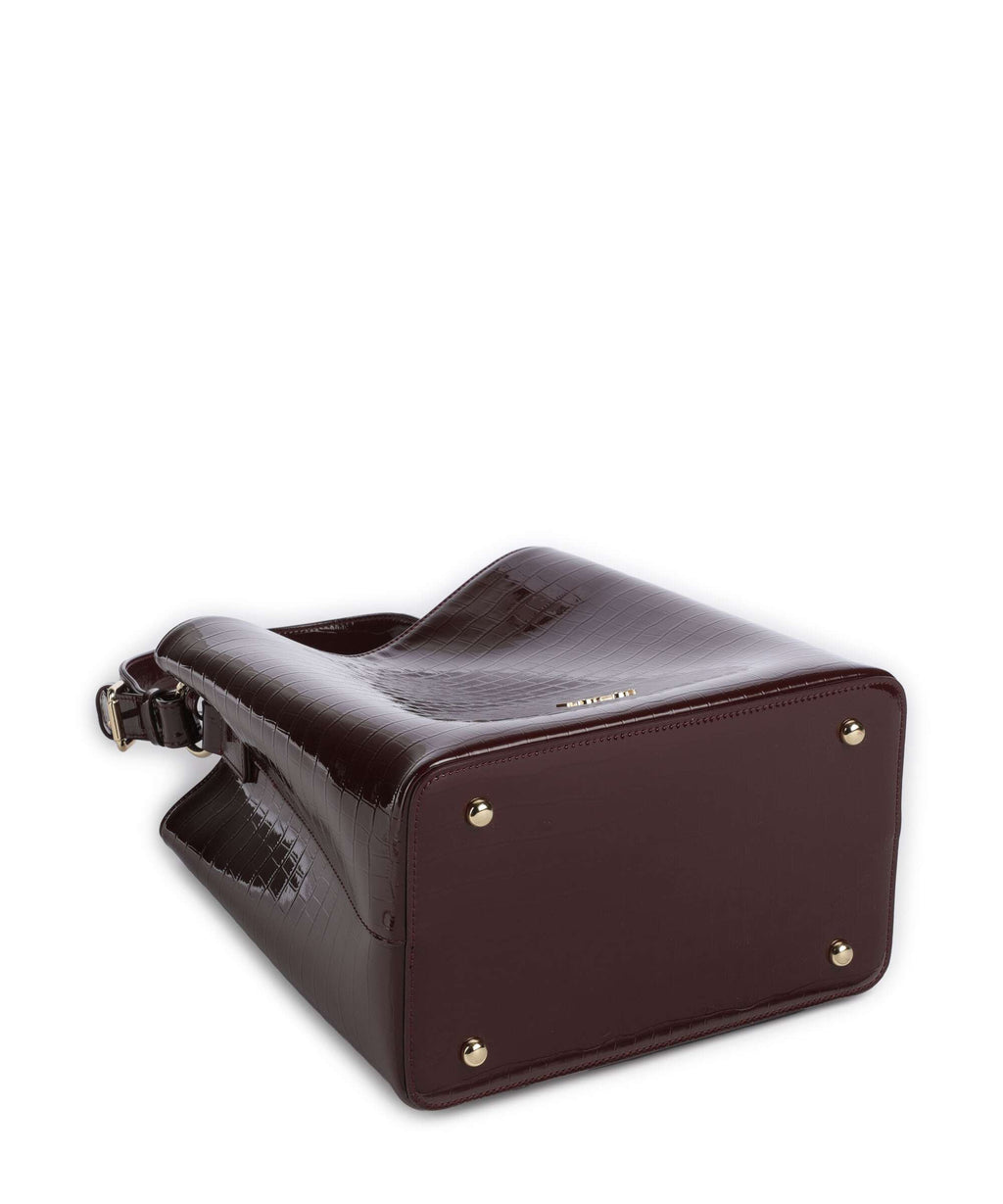 Kazar Victoria Bucket bag maroon