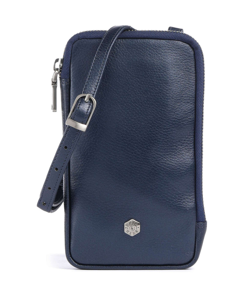 Jekyll & Hide Paris Phone bag metallic indigo