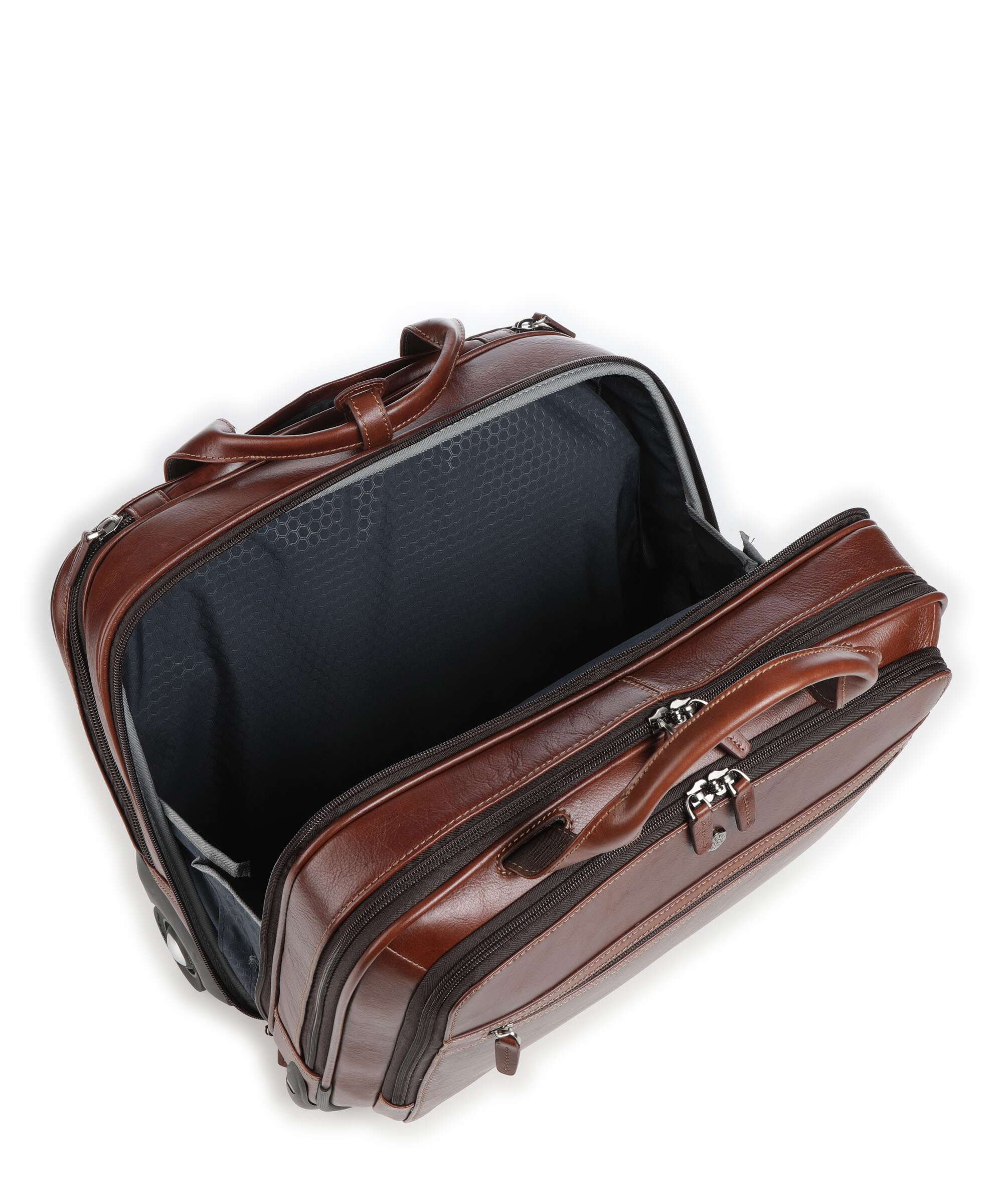 Jekyll & Hide Oxford Rolling briefcase tobacco