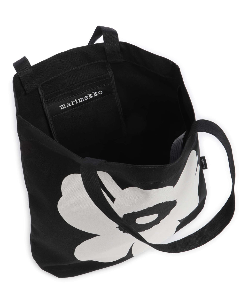 Marimekko Kioski Torna Unikko Tote bag black/white