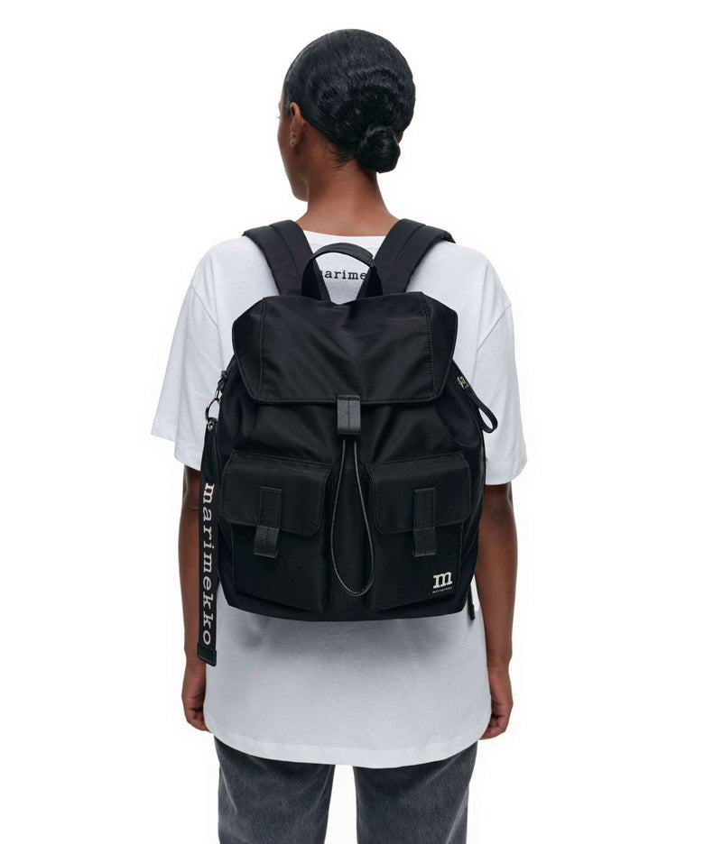 Marimekko Everything Solid L Backpack black