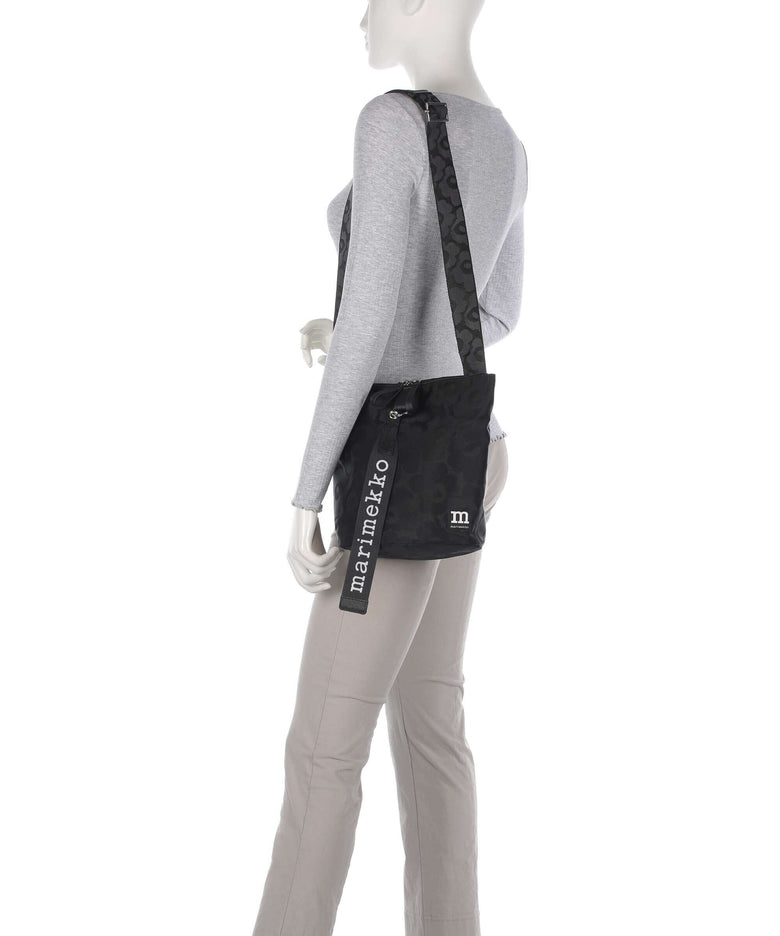 Marimekko Carry All Unikko Crossbody bag black
