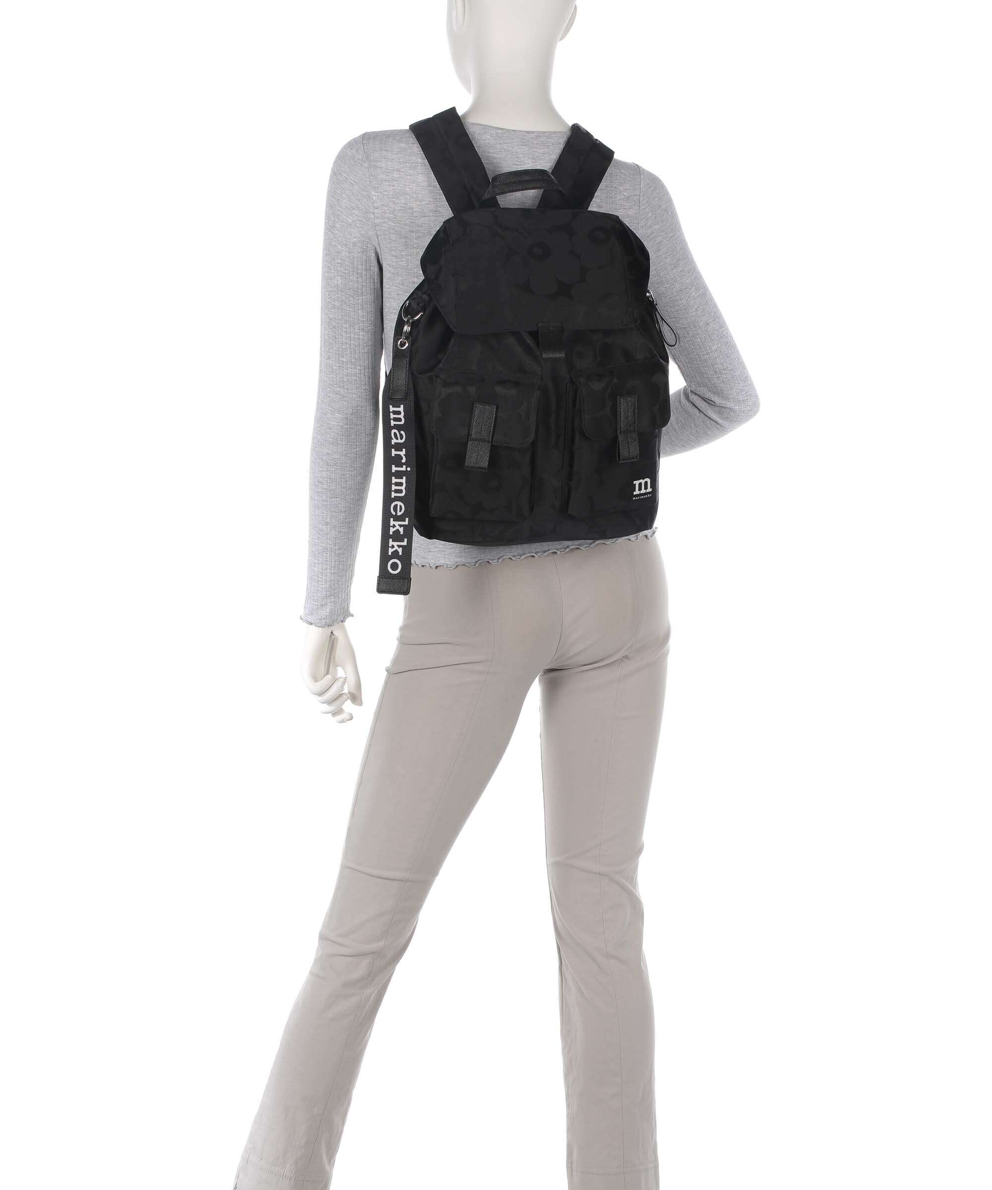 Marimekko Unikko Everything L Backpack black