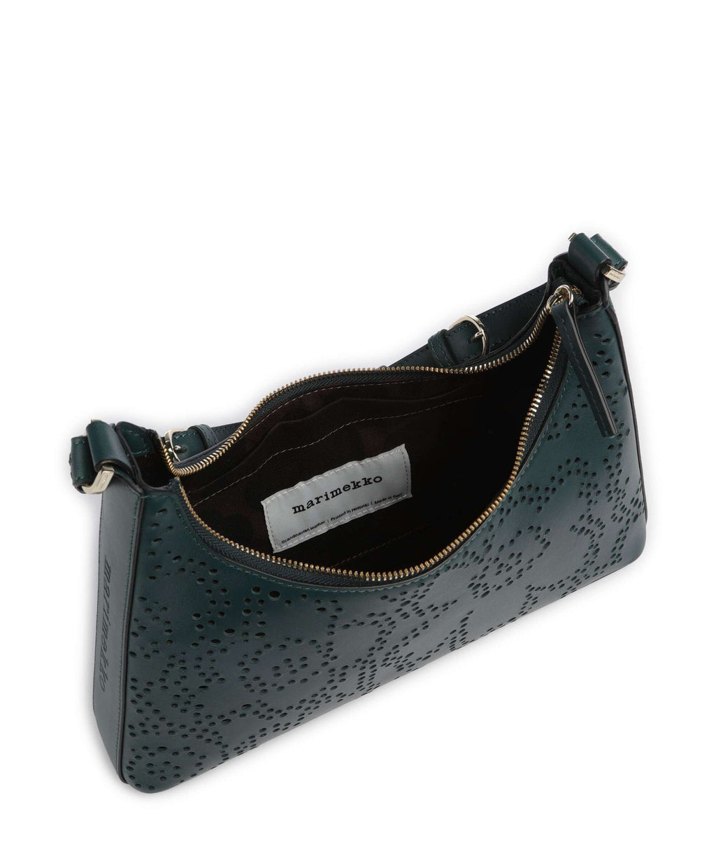 Marimekko Unikko Imprint Shoulder bag dark green