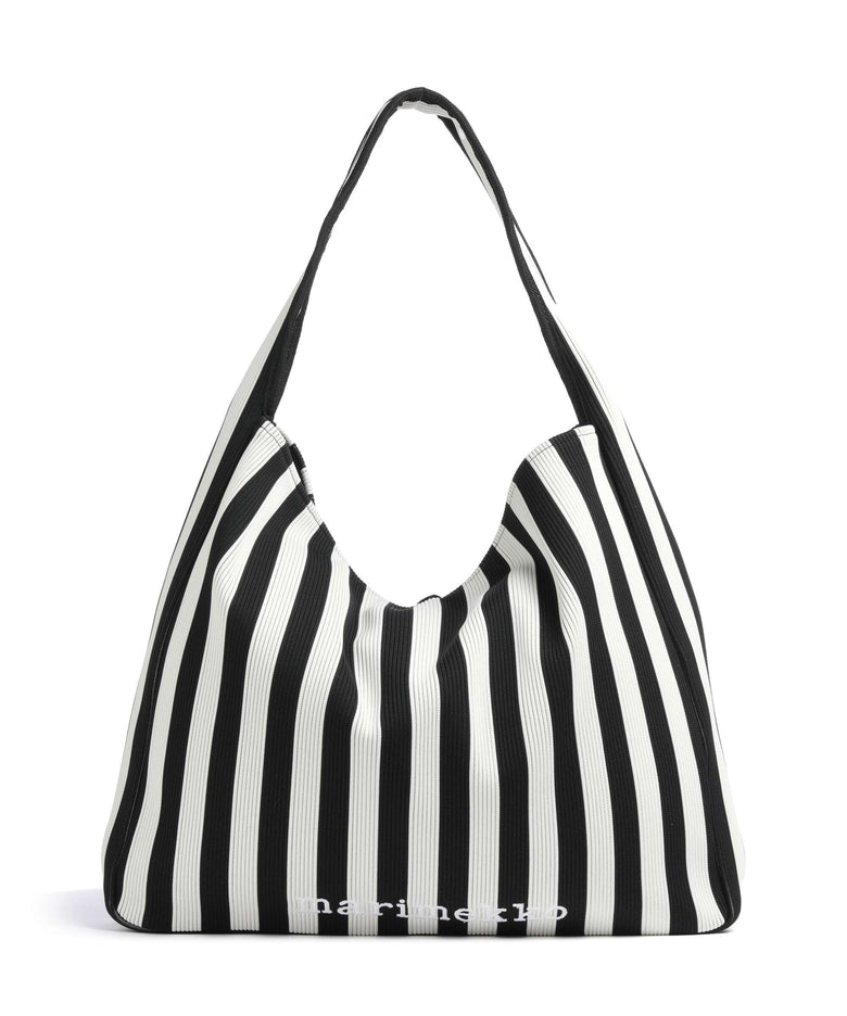 Marimekko Knitted Merirosvo Hobo bag black/offwhite