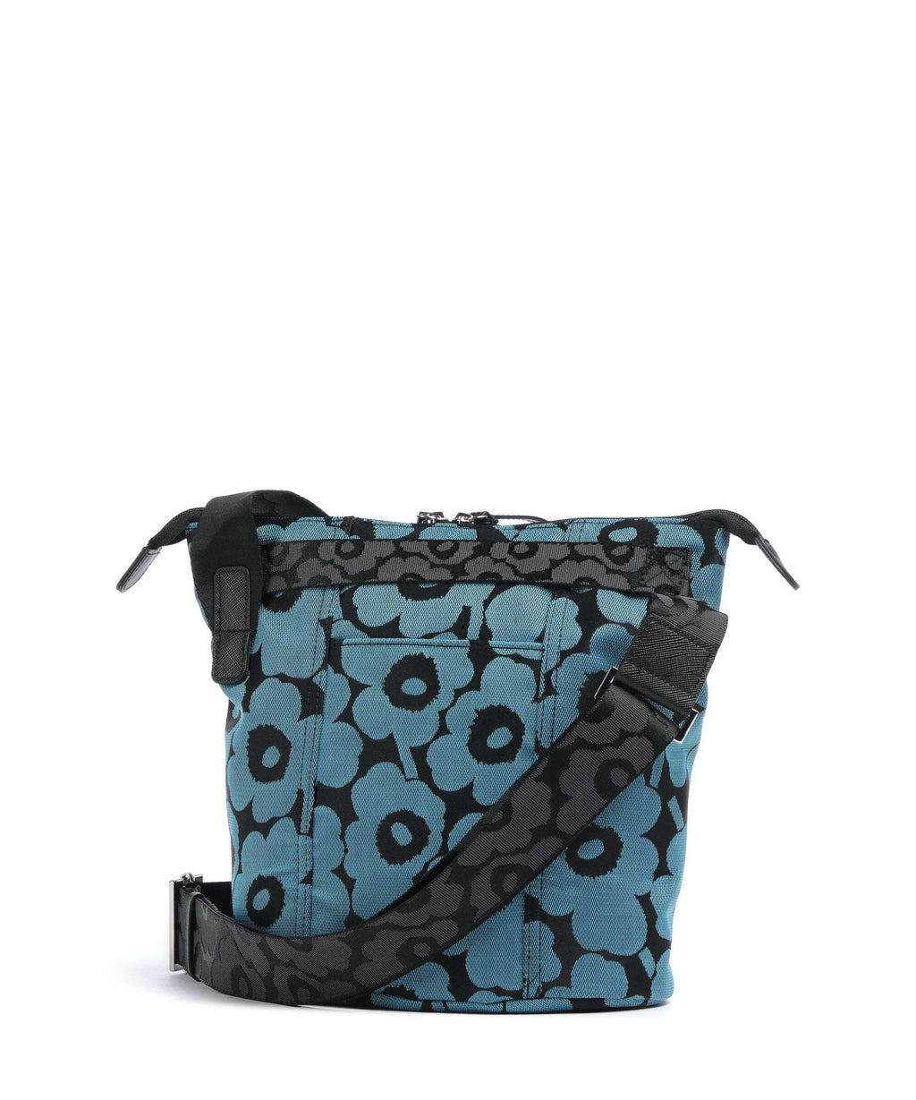 Marimekko Unikko Carry All Crossbody bag blue/black