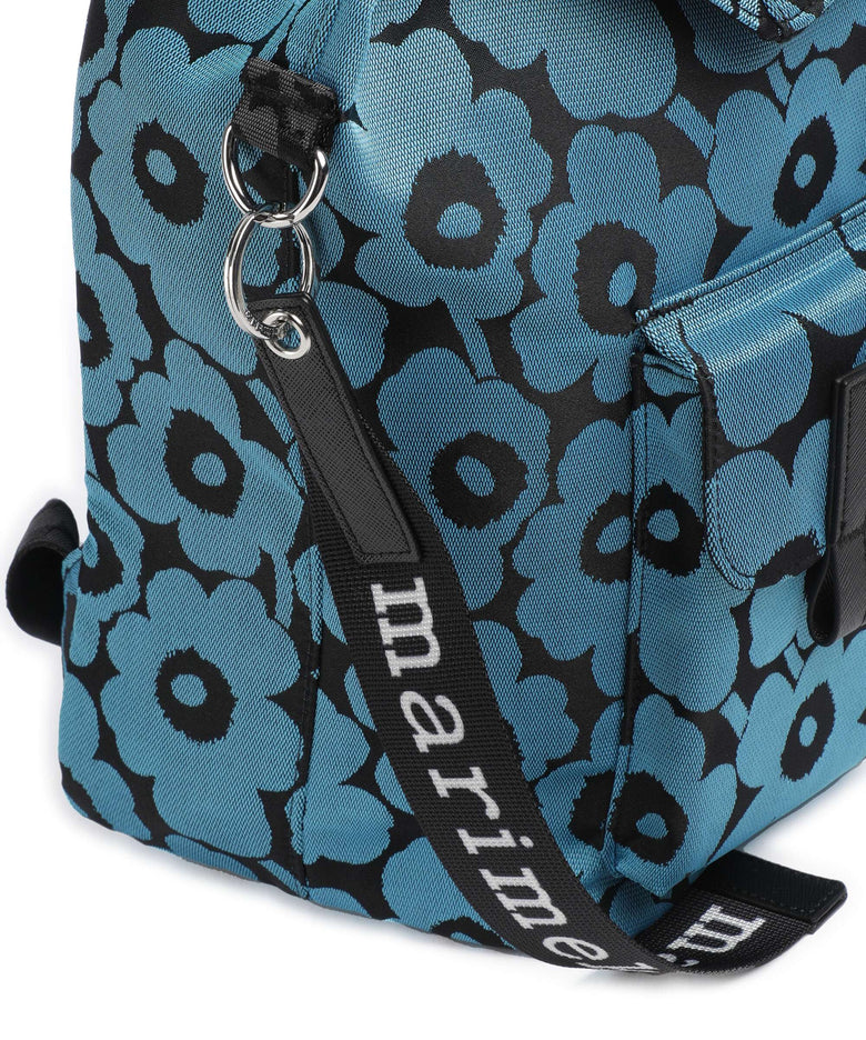 Marimekko Everything Unikko L Backpack blue/black