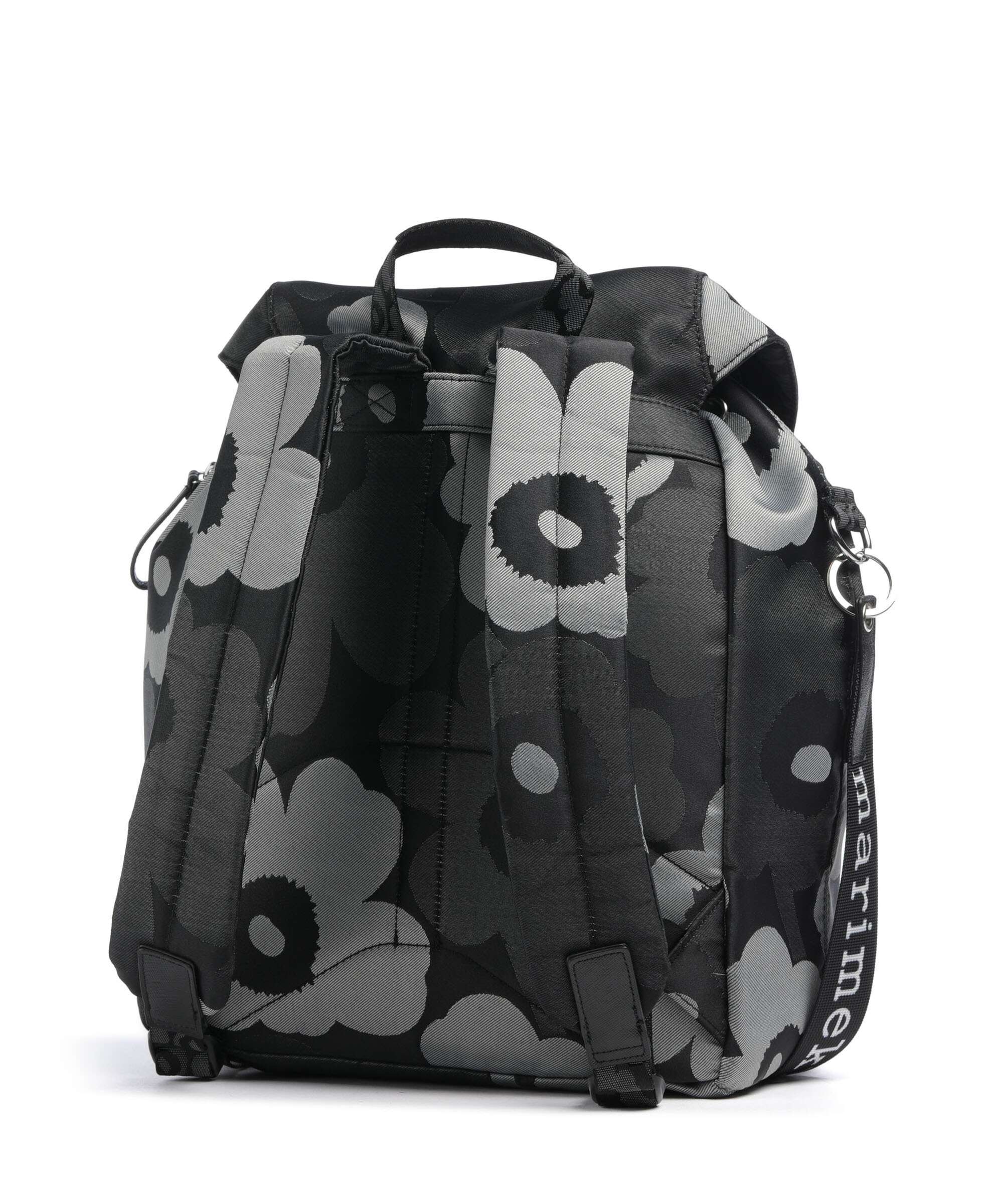 Marimekko Everything Unikko L Backpack grey/dark grey/black