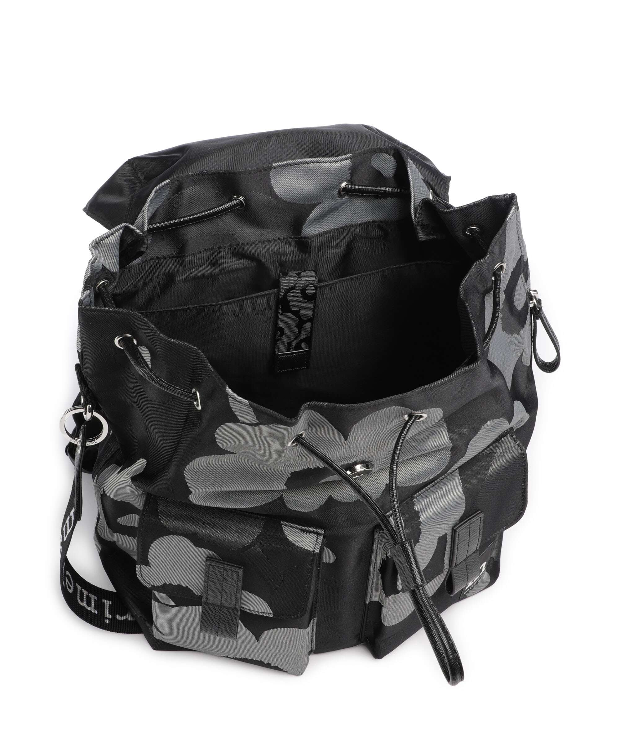 Marimekko Everything Unikko L Backpack grey/dark grey/black